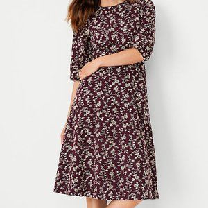 Floral Embroidered Midi Dress